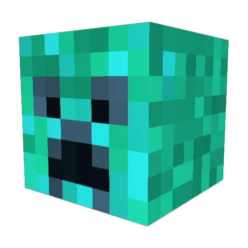 DwightSchrute5 Minecraft avatar head, 3D render