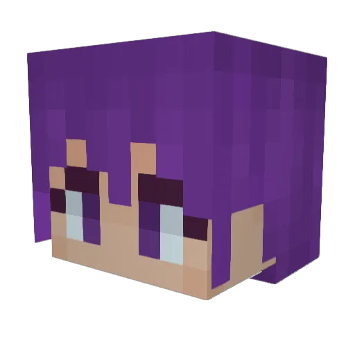 DwightbyDaylight Minecraft avatar head, 3D render