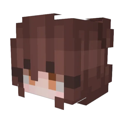 Dwmjs Minecraft avatar head, 3D render