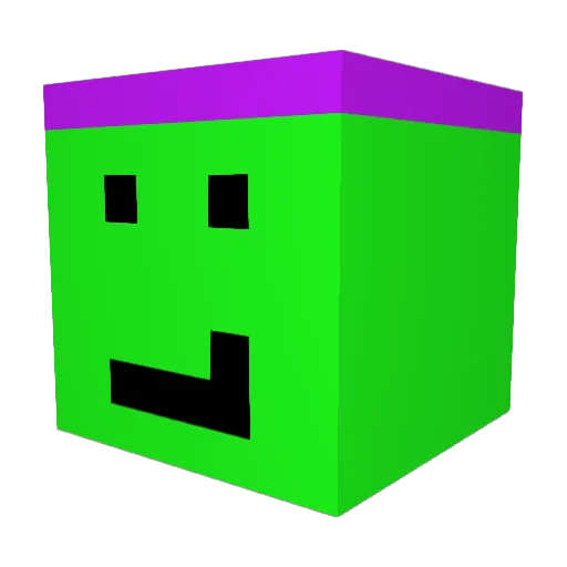 DworfChih Minecraft avatar head, 3D render