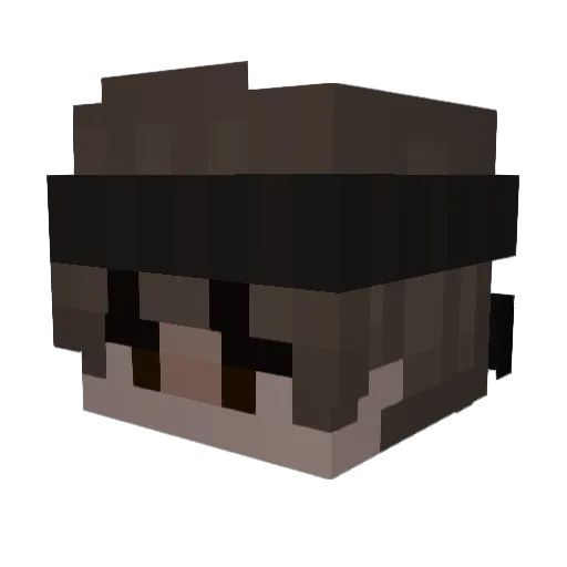 DxZen01 Minecraft avatar head, 3D render