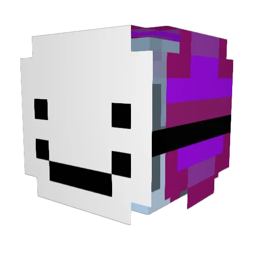 Dxandy77 Minecraft avatar head, 3D render