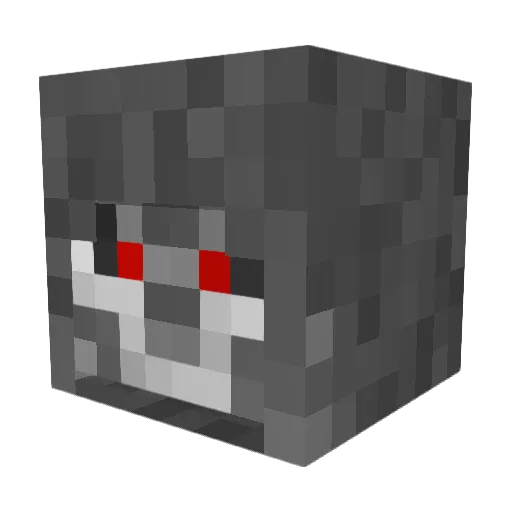 Dxceiver Minecraft avatar head, 3D render