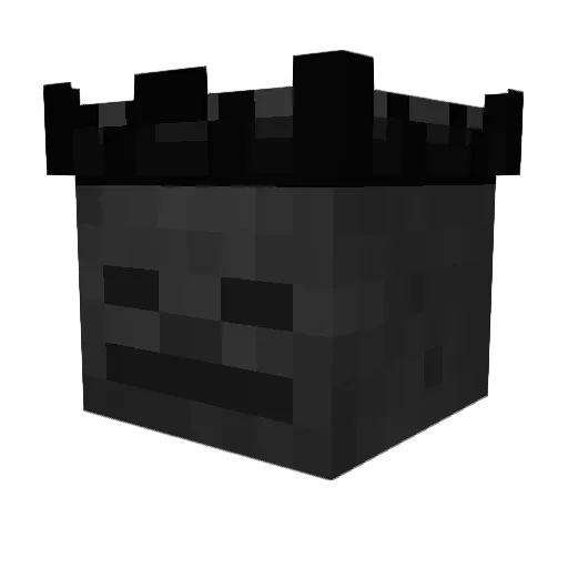 Dxeath Minecraft avatar head, 3D render