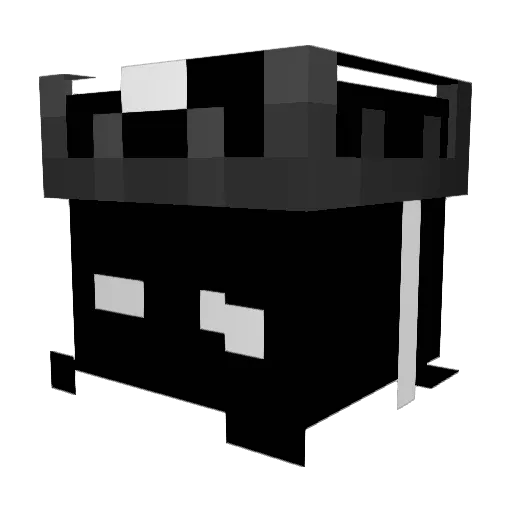 DxmonK1ng Minecraft avatar head, 3D render