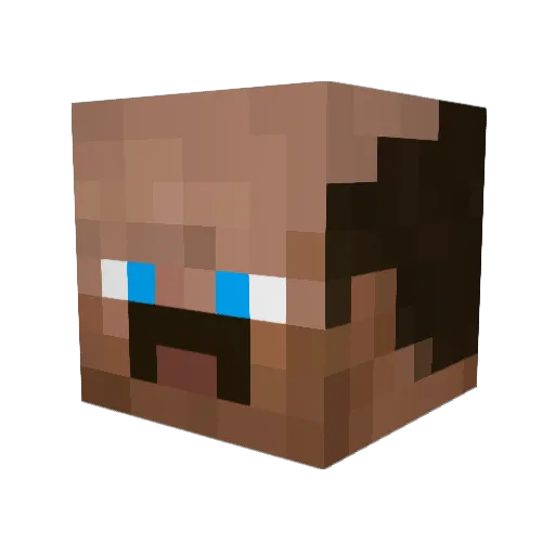 DxntPanic Minecraft avatar head, 3D render