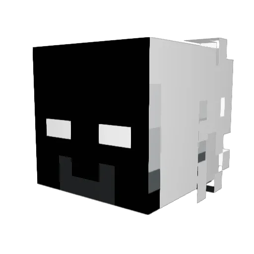 DxpIsCringe Minecraft avatar head, 3D render
