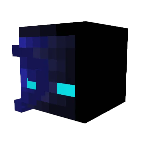 DxrkSpxrk Minecraft avatar head, 3D render