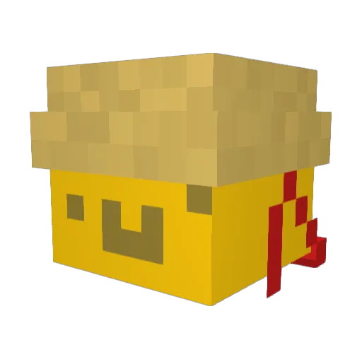 DxvFam Minecraft avatar head, 3D render
