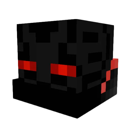 Dxw4d Minecraft avatar head, 3D render