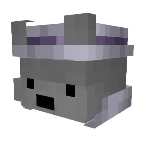 Dxzzl Minecraft avatar head, 3D render