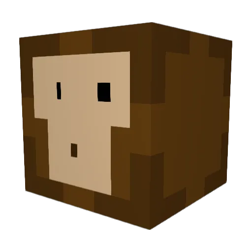 DyForr Minecraft avatar head, 3D render
