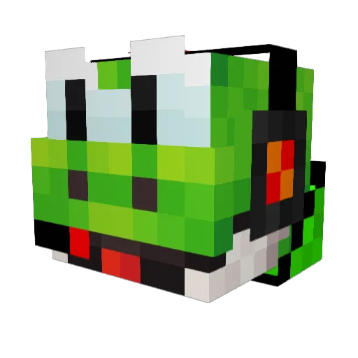 DyNamiclony Minecraft avatar head, 3D render
