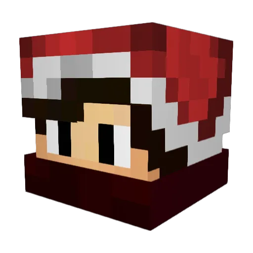 DyZerr_ Minecraft avatar head, 3D render