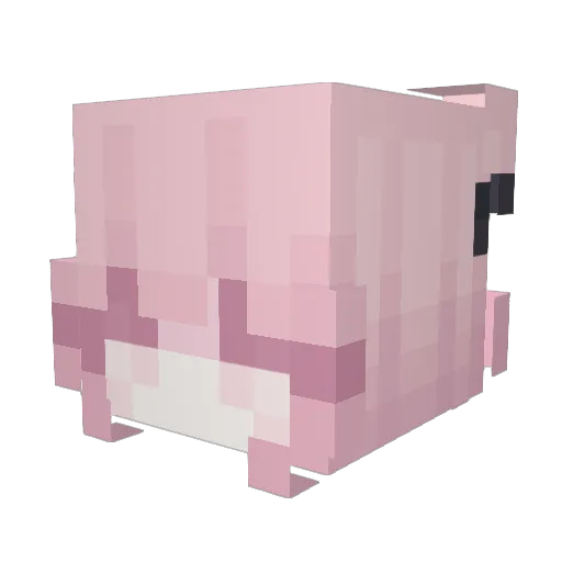 Dyalria Minecraft avatar head, 3D render