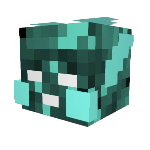 DyaniForest Minecraft avatar head, 3D render