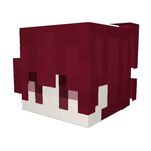Dyazide Minecraft avatar head, 3D render