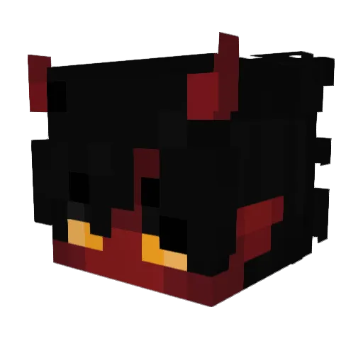 Dyb_Aki Minecraft avatar head, 3D render