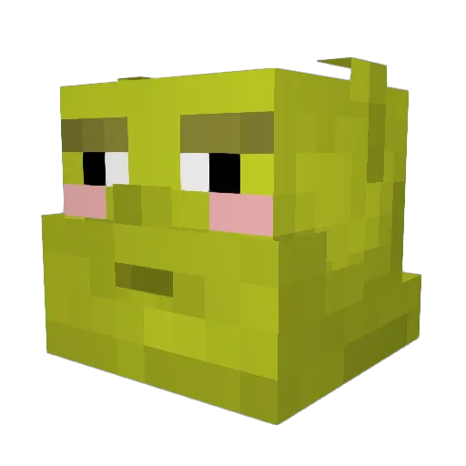 DydouX Minecraft avatar head, 3D render