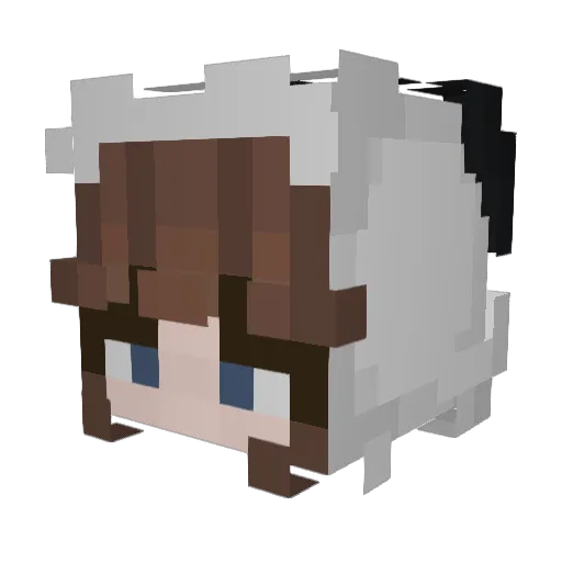 DydyMay Minecraft avatar head, 3D render