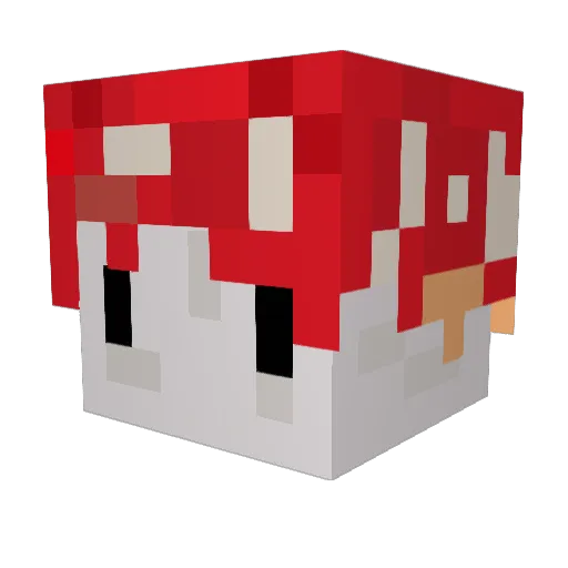 Dye_Die Minecraft avatar head, 3D render