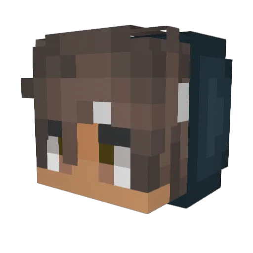 Dyee999 Minecraft avatar head, 3D render