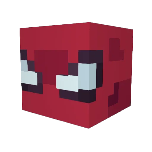 Dyeza Minecraft avatar head, 3D render