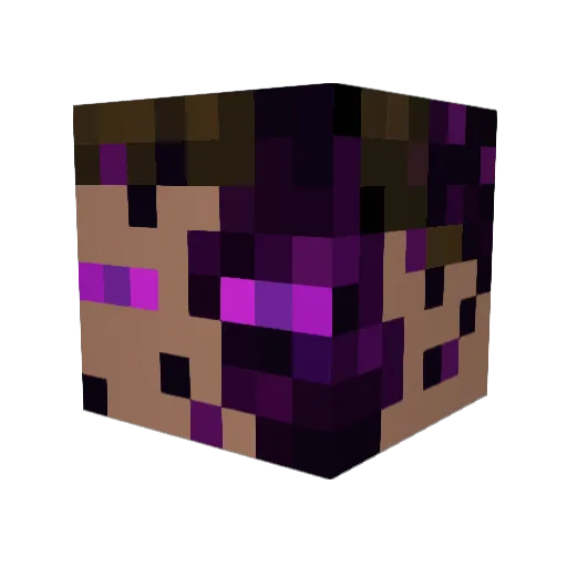 Dyhconn Minecraft avatar head, 3D render