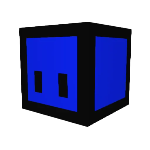 DyingSnow Minecraft avatar head, 3D render