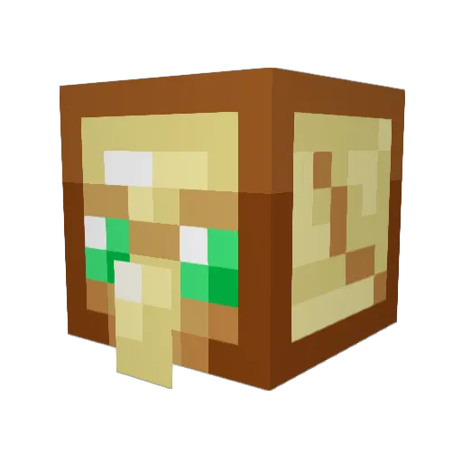 DyingTotem Minecraft avatar head, 3D render