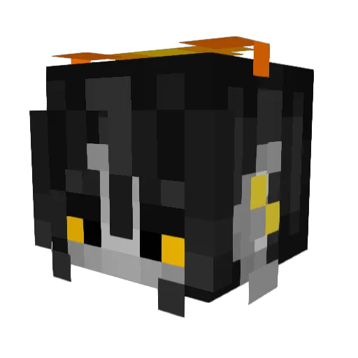Dyinggoose Minecraft avatar head, 3D render