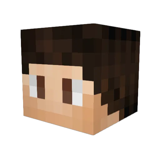 DykkerDenis Minecraft avatar head, 3D render