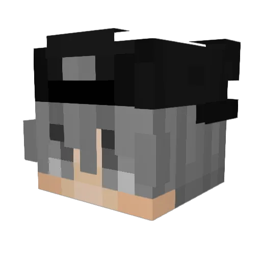 Dyl15_ Minecraft avatar head, 3D render