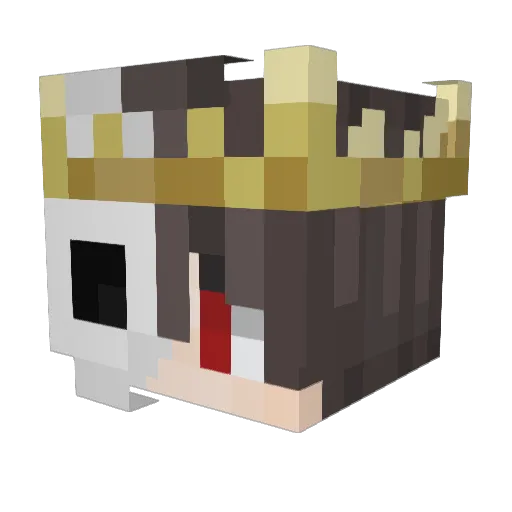 DylDaHyper Minecraft avatar head, 3D render