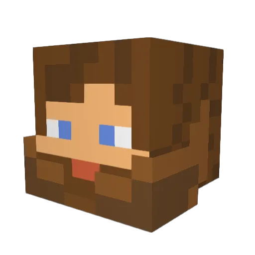 DylTheGamer Minecraft avatar head, 3D render