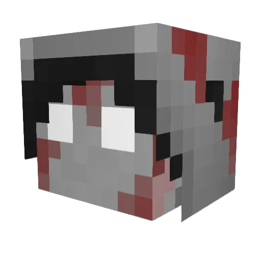 Dyl_xDx Minecraft avatar head, 3D render
