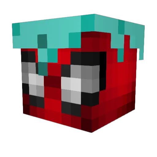 DylaNovus Minecraft avatar head, 3D render
