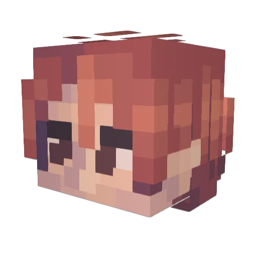 Dylan1927_ Minecraft avatar head, 3D render
