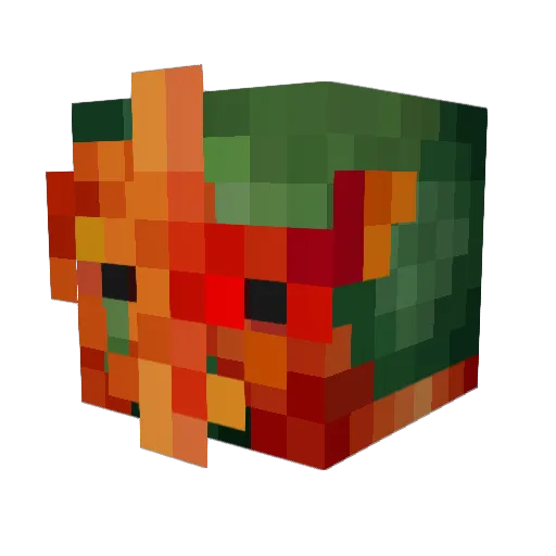 Dylan3256 Minecraft avatar head, 3D render