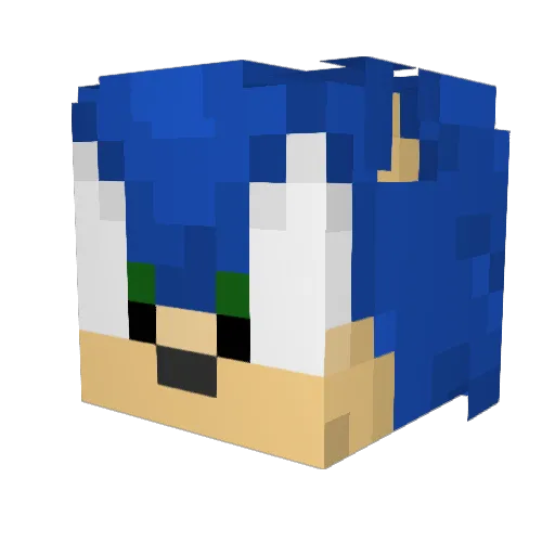 Dylan4President Minecraft avatar head, 3D render