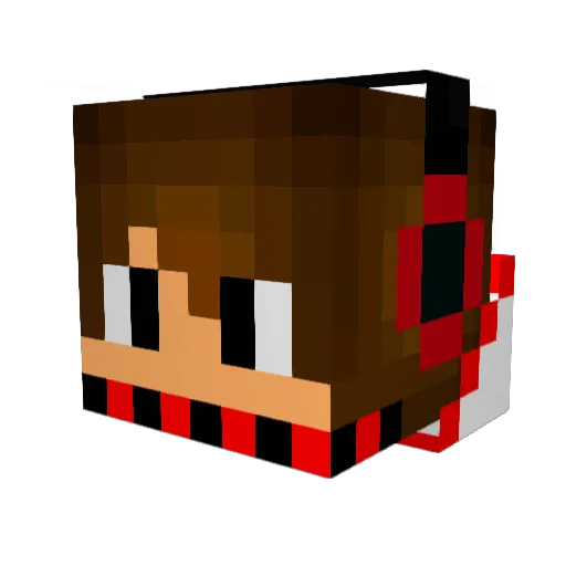 DylanABK Minecraft avatar head, 3D render