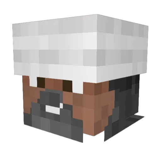 DylanC95 Minecraft avatar head, 3D render