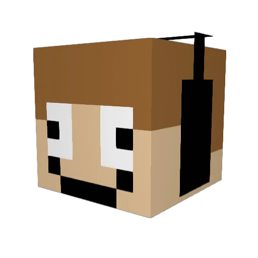 DylanGBR Minecraft avatar head, 3D render