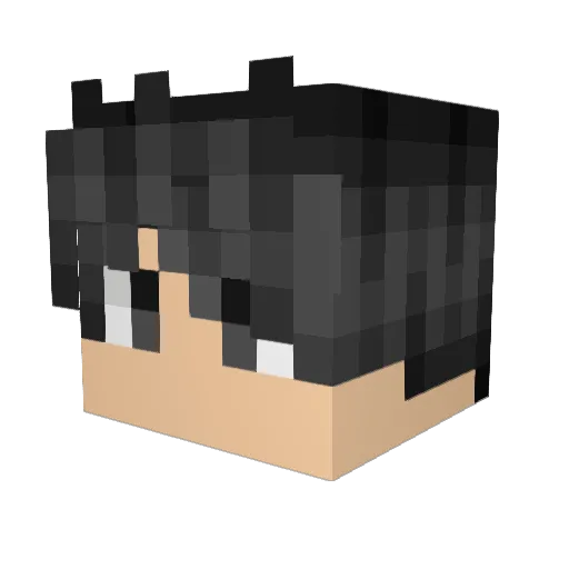 DylanHimself Minecraft avatar head, 3D render