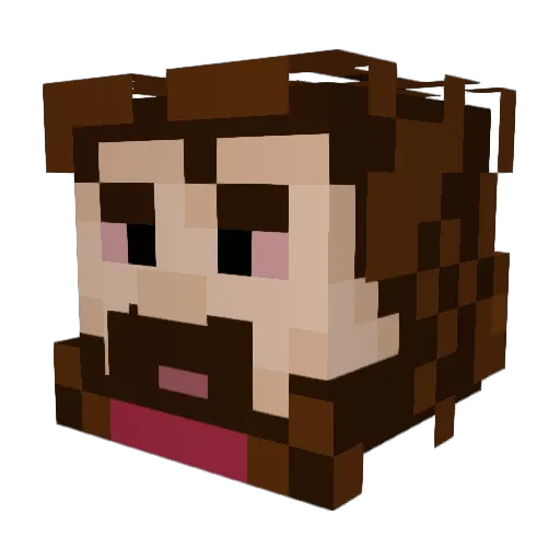 DylanImCool16 Minecraft avatar head, 3D render