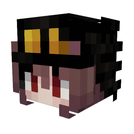 DylanKM_10 Minecraft avatar head, 3D render