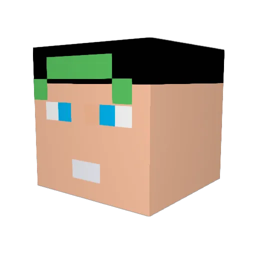 DylanLamberttt Minecraft avatar head, 3D render