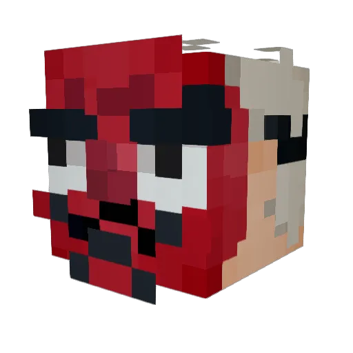 DylanMervyn0823 Minecraft avatar head, 3D render