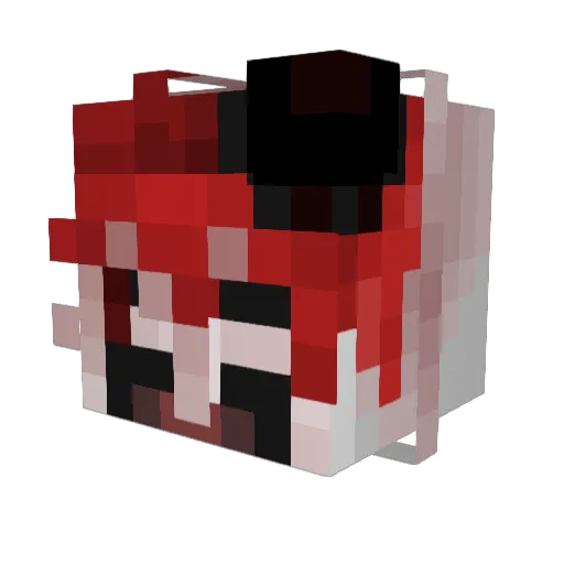 Dylan_beerman Minecraft avatar head, 3D render