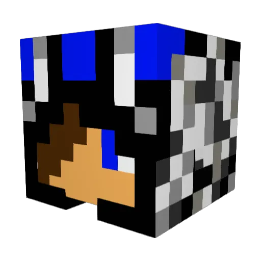 Dylanator0519 Minecraft avatar head, 3D render
